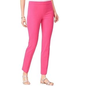TALBOTS Chatham Pink Cropped Casual Ankle Pants